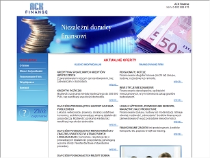 ACK FINANSE to agencja, która  pomogła już setkom przedsiębiorców uzyskać kredyt bankowy dla firm.